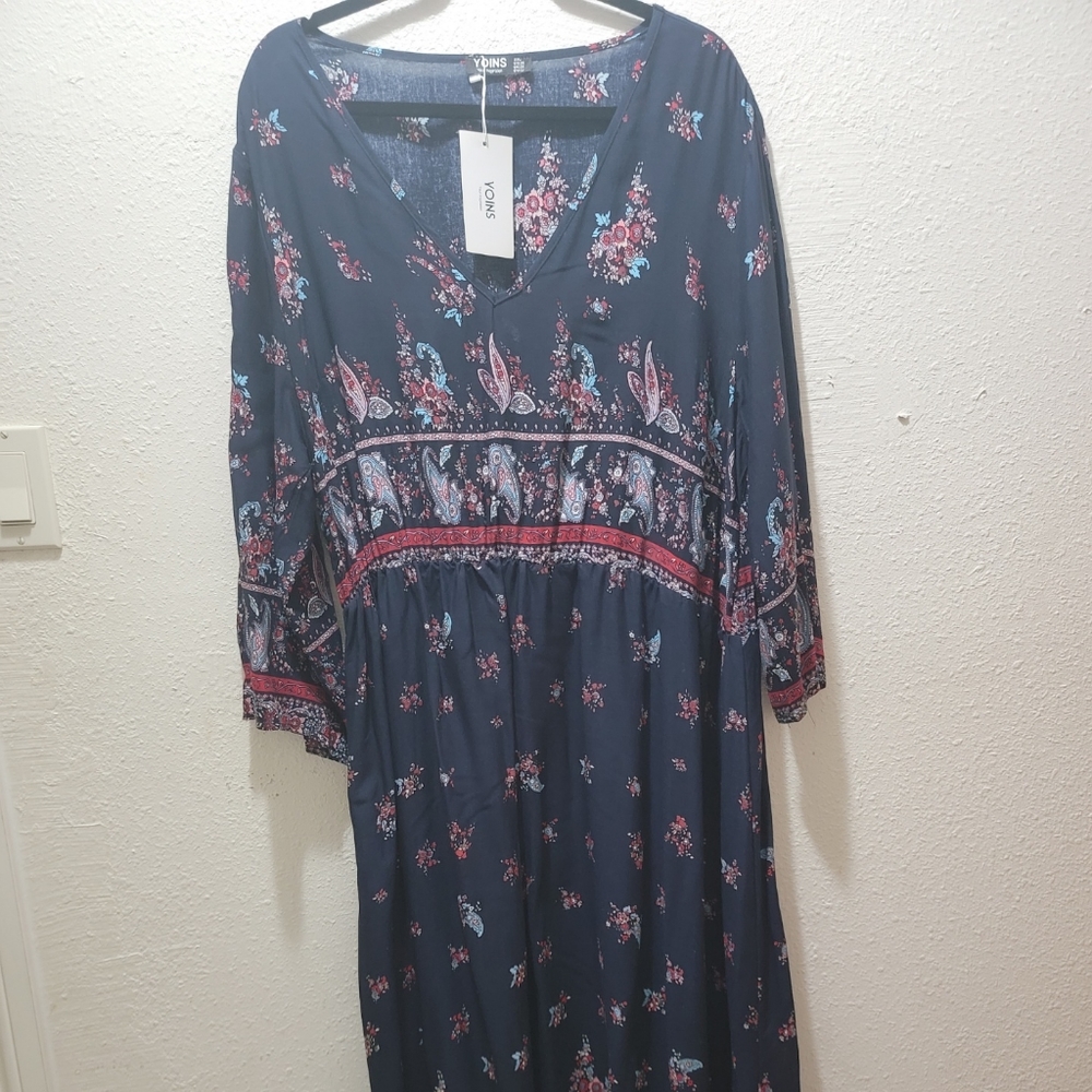 Yoins Blue Dress